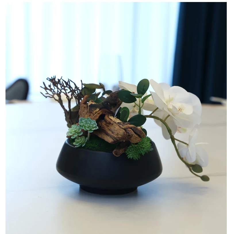 Высококачественные украшения для стойки регистрации отеля, обеденный стол, цветок, маятник, имитация цветка, украшение для чайного столика