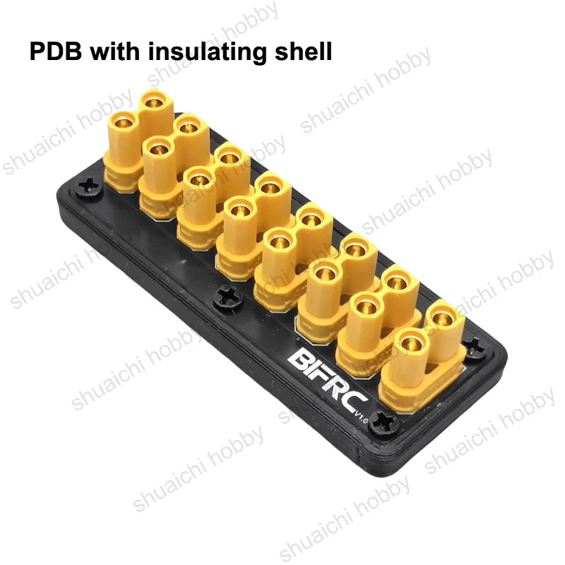 100A تحميل لوحة توزيع الطاقة الحالية 8-قناة XT30 التوصيل محطات الإخراج 53x19 مللي متر PCB صغير ل RC سيارة قارب لتقوم بها بنفسك اكسسوارات