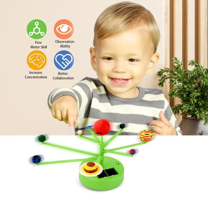 Solar System Toys Astronomy Planet Model Stem Toys 3D Solar System Toys Solar System Science Kit Educational Toy For 3 Kids