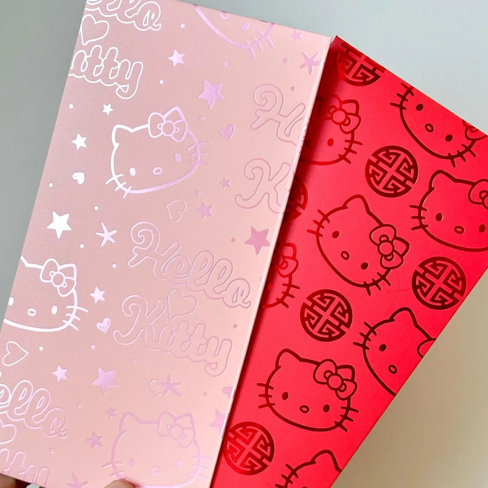 Sanrio Chiński Nowy Rok Hello Kitty Anime Czerwona koperta Śliczna kreskówka Festiwal Czerwona koperta Kawaii Lucky Bag Money Bag Prezenty dla dzieci