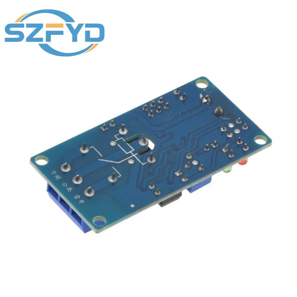 DC 5V/12V Time Relay Module Normal Open Time Delay Relay Control Switch Adjustable Potentiometer LED Indicator