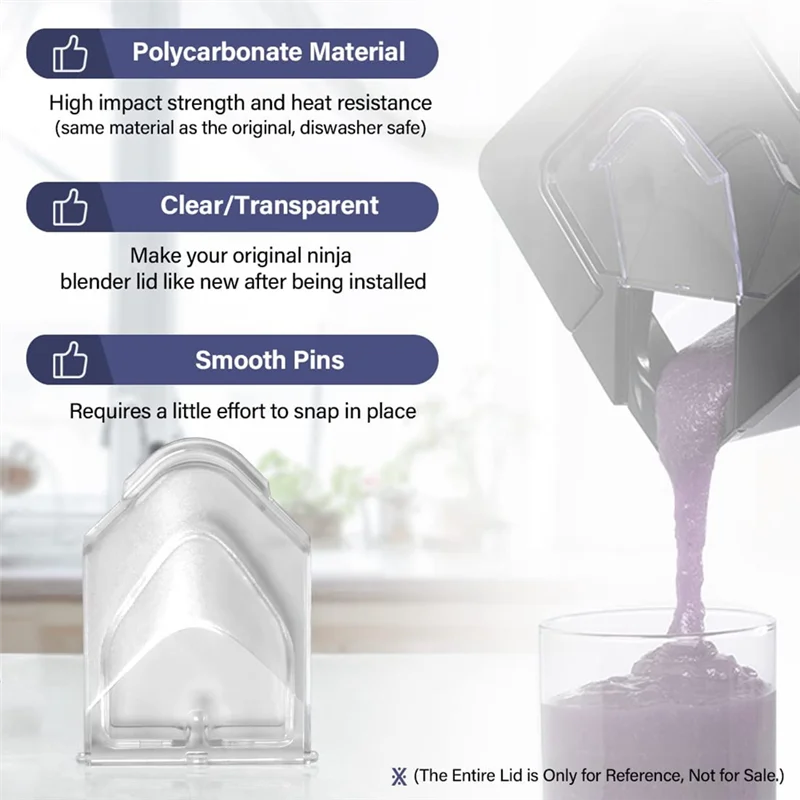 استبدال غطاء صنبور الصب الساخن لغطاء خلاط النينجا 72 أونصة، غطاء صنبور رفرف غطاء لـ NJ600 BL610 BL740 BL700