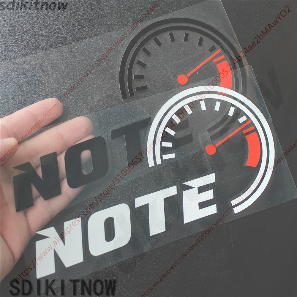 Waterproof Car Sports Sticker Styling Rear windshield Window Decal Decoration For NISSAN NOTE E11 E12 HE12 POWER accessories