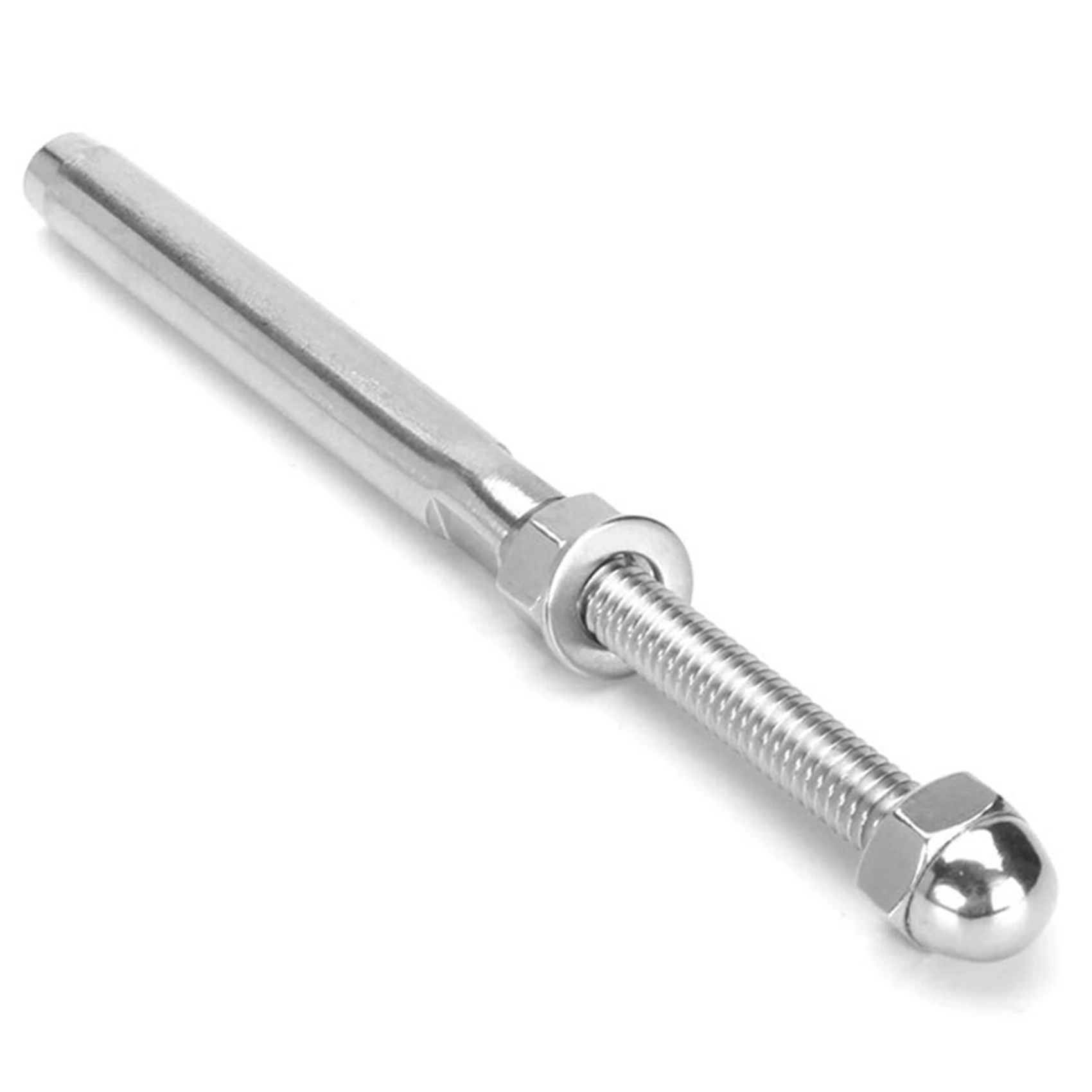 DT17 20x Threaded Bolt and Pedal Ball Cable Railing Kit End Fitting 1/8 inch T316 Marine Grade Stainless Steel