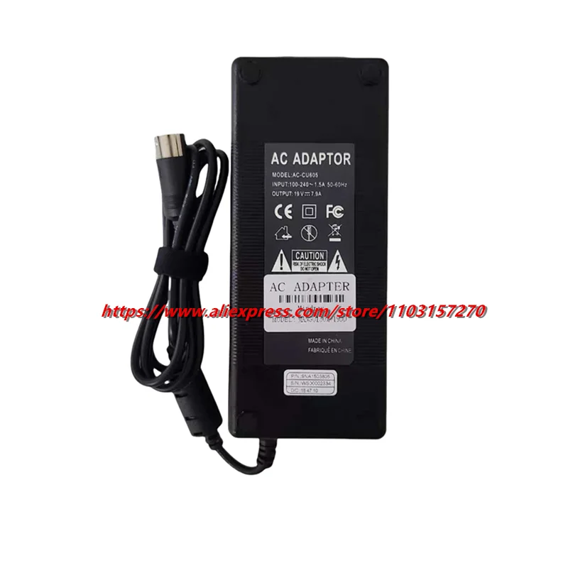 Zasilacz sieciowy 8-PIN 19V 7.9A 150W do urządzeń medycznych Mindray M9 TE7 TE8, zamiennik MANGO150M-19DD MANGO150M-19DM