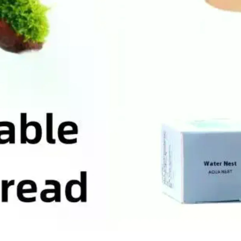 200M Naturally Degradable Moss Thread Cotton Grass Jar Binding Sinking Wood Aquarium Landscape Water Grass Decoration Accessorie