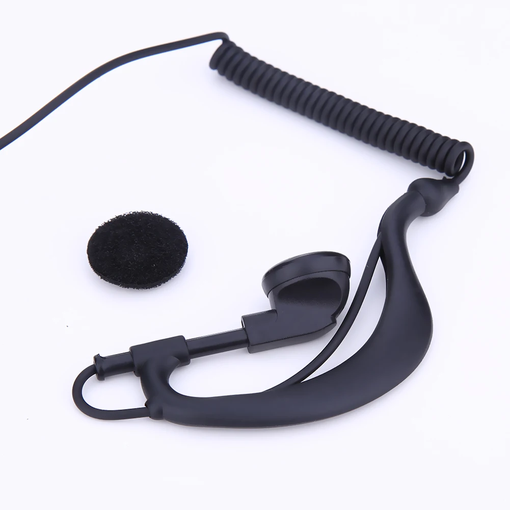 5/10Pcs QX-67 2 PIN Earpiece Headset PTT MIC Walkie Talkie Headset with Microphone 1M Walkie Talkie Earbud for UV5R Kenwood HYT