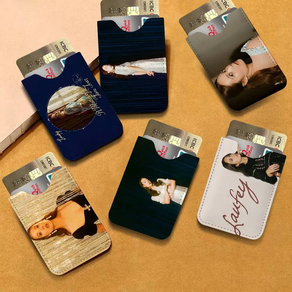 Singer Laufeys Bewitched Creative Printed with Leather Protective Case Business Portable Letter Pattern Leather Credit Bags