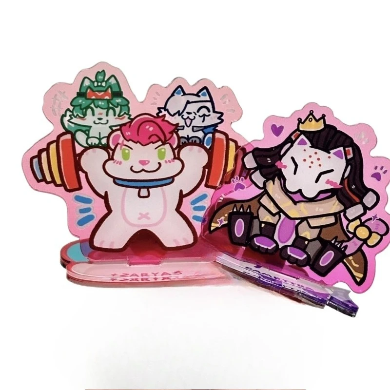

Overwatch Anime Game Acrylic Stand Action Fingure Cartoon Kawaii Table Display Standing Toys for Kids Figurine Model Accessories