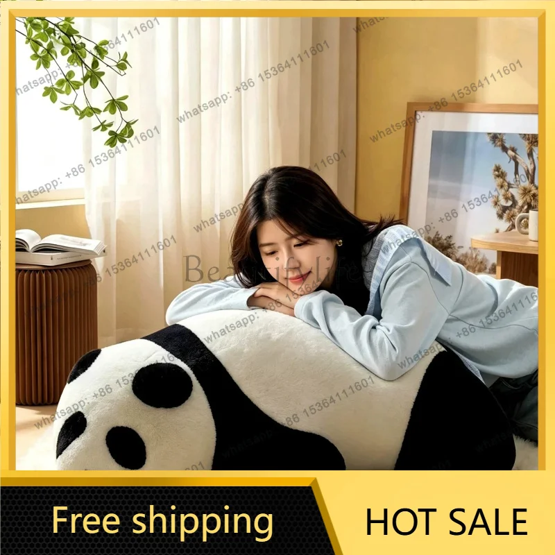 LDAnimal Cosy Bean Bag Sofas Pillow Adults Floor Comfortable Bean Bag Sofas Large Black Divano Sottovuoto Beautifylife