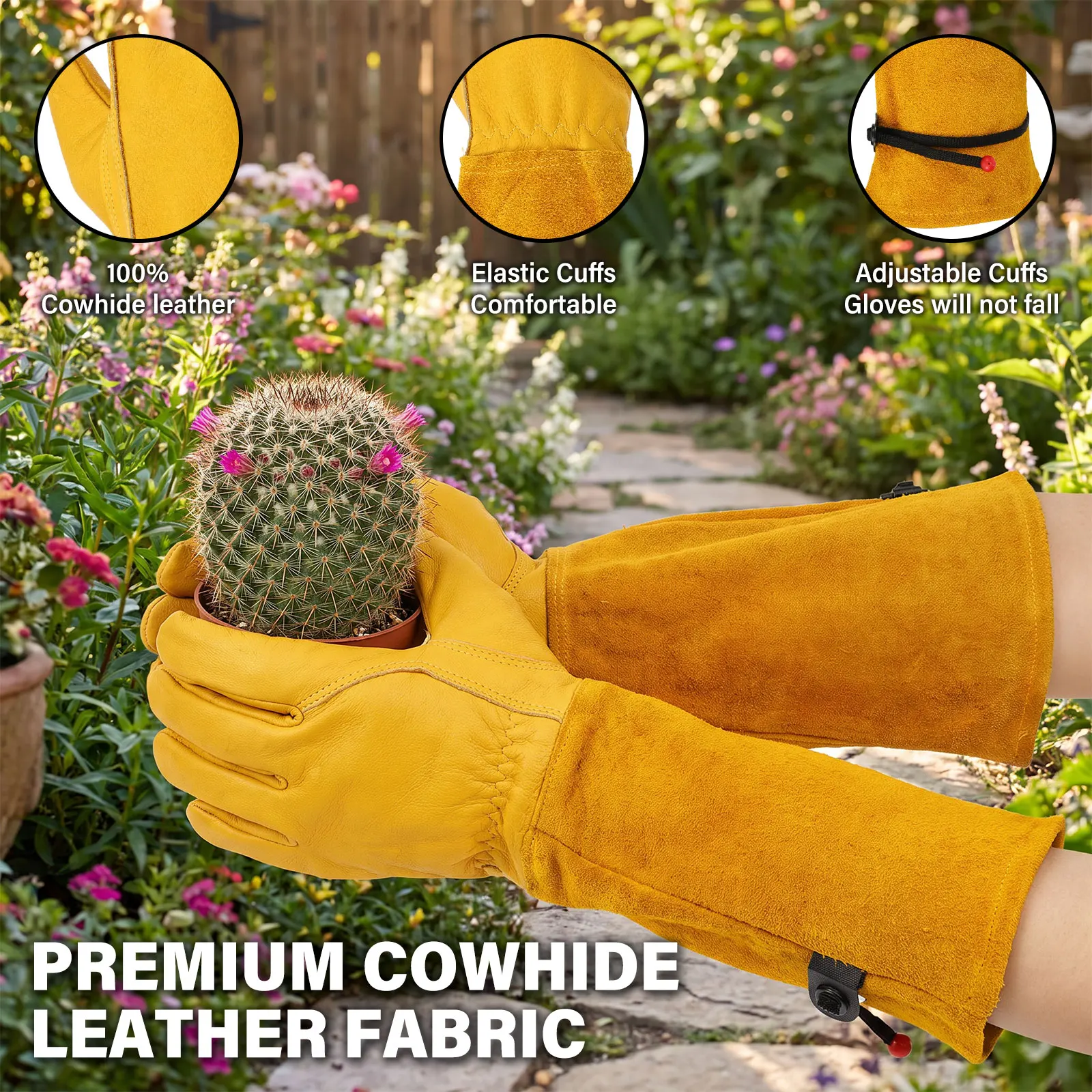 Long Style Gardening Gloves Th - đánh giá và giá Garden Gloves Thorn Proof