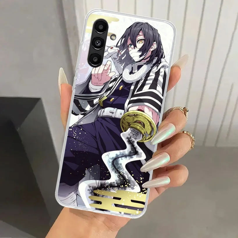 Demon Slayer Iguro Obanai Phone Case for Samsung Galaxy A15 A25 A35 A55 A14 A24 A34 A13 A53 A12 A52S A23 A33 A24 A34 A03S A04S A