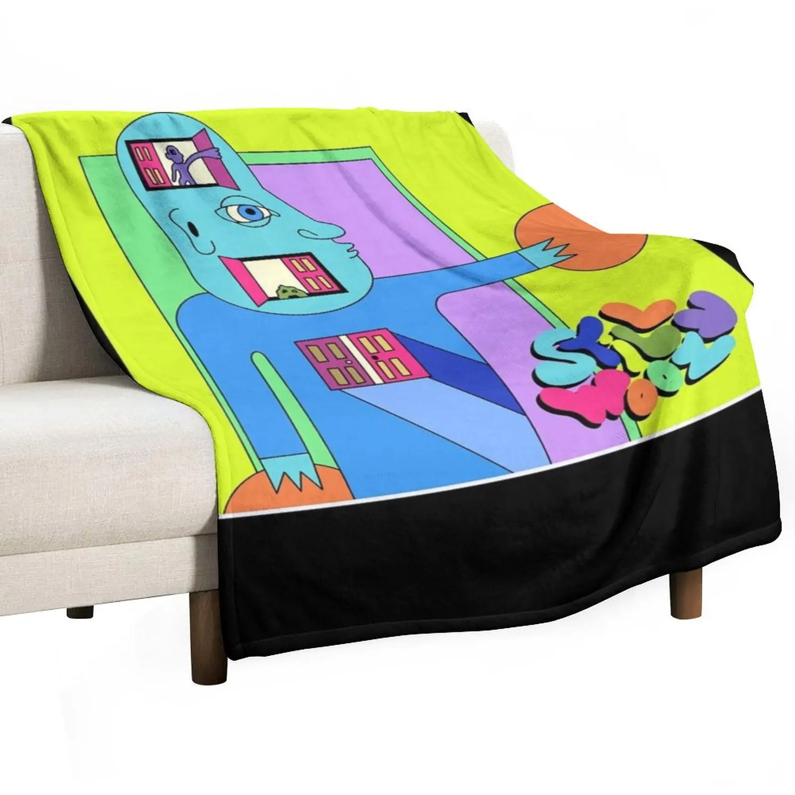 

Stills Woozys Albums Men Coveres Doodles Throw Blanket funny gift Vintage Thermal Furrys Blankets