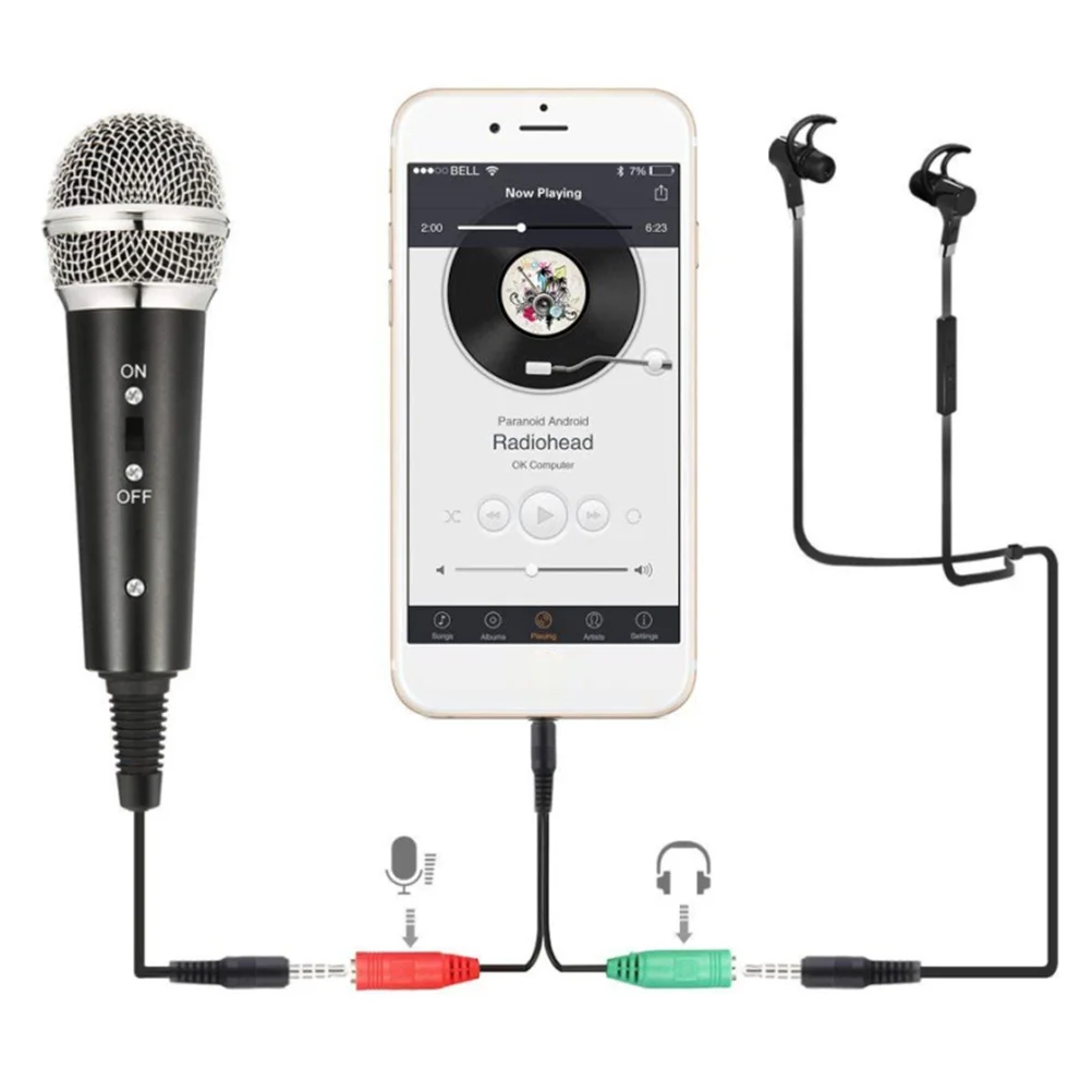 

Professional Condenser Microphone Set with Stand Bracket Cable USB Black Recording Studio Vocals Pop Filter Wind