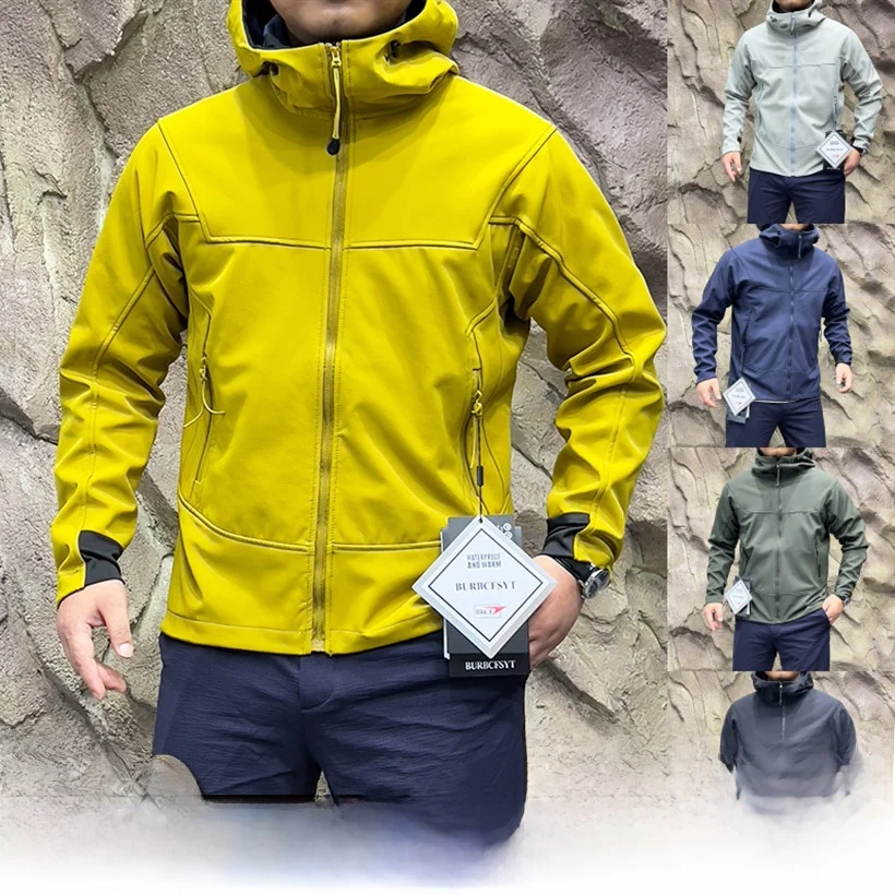 

Мужская утепленная флисом 3D-куртка для активного отдыха, ветрозащитная, водонепроницаемая, осенне-зимняя, молодежная, модная, приталенного кроя, с длинными рукавами