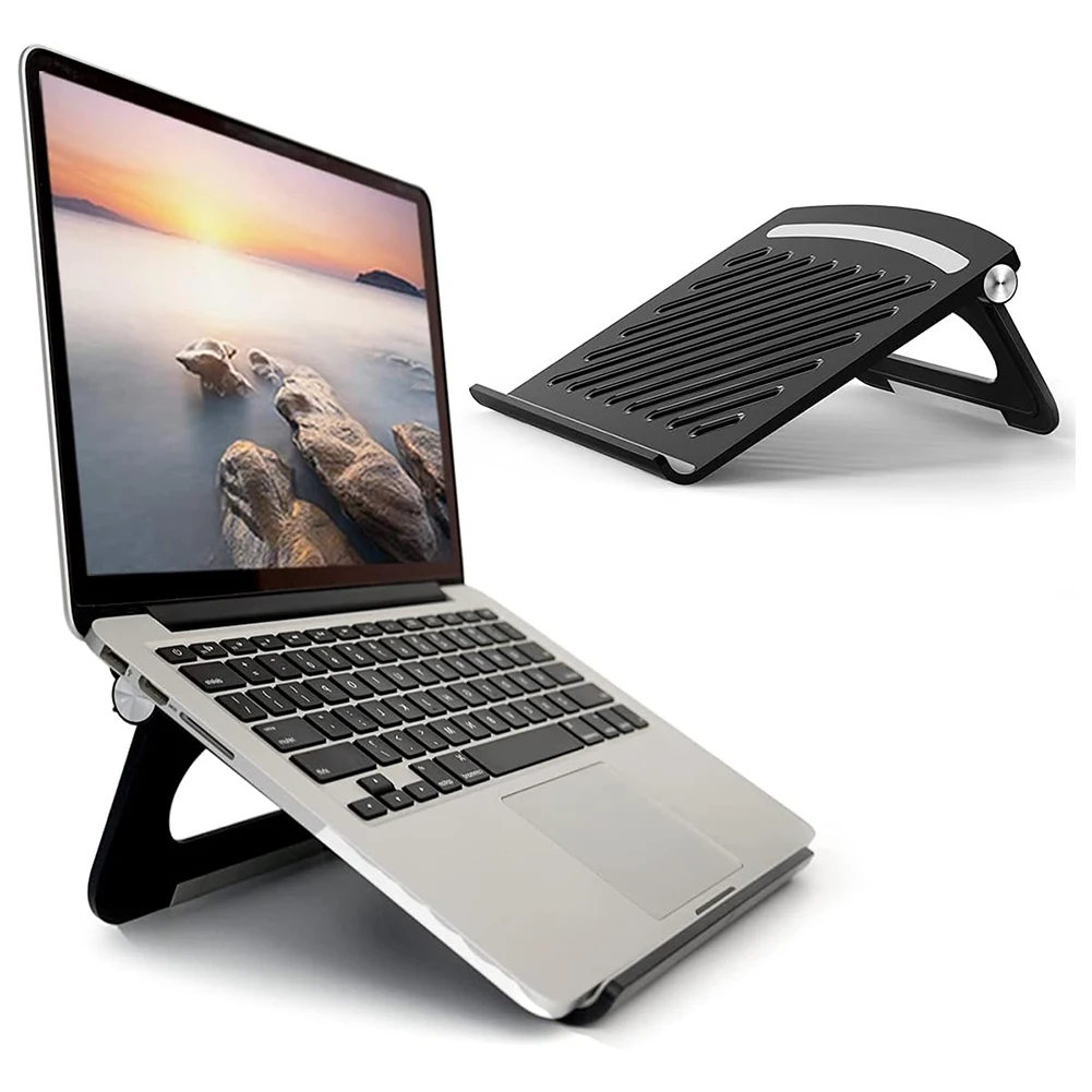 Laptop Stand Stable Foldable Adjustable Multi-Angle Ventilated for MacBook Lenovo Dell iPad HP 17 inch