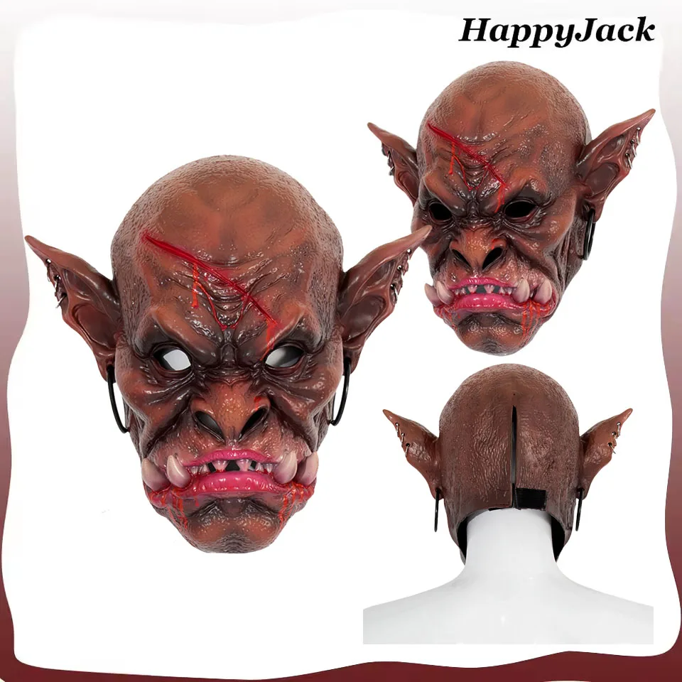 

Маска призрака, косплей, латексные маски, шлем, маскарад, Хэллоуин, головной убор ужаса, карнавальный костюм для взрослых, аксессуары, головные уборы