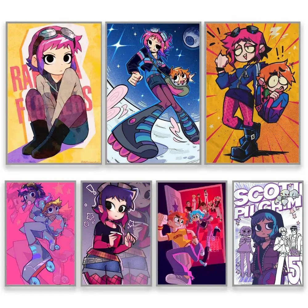 Scott Pilgrim Cheap Home Decor HD Vintage Wall Artwork Poster