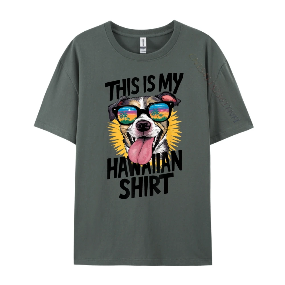 

This Is My Hawaiian Shirt Tropical Luau Costume Party Hawaii Blank T Shirt 100℅ Cotton Mans Tshirt England Style