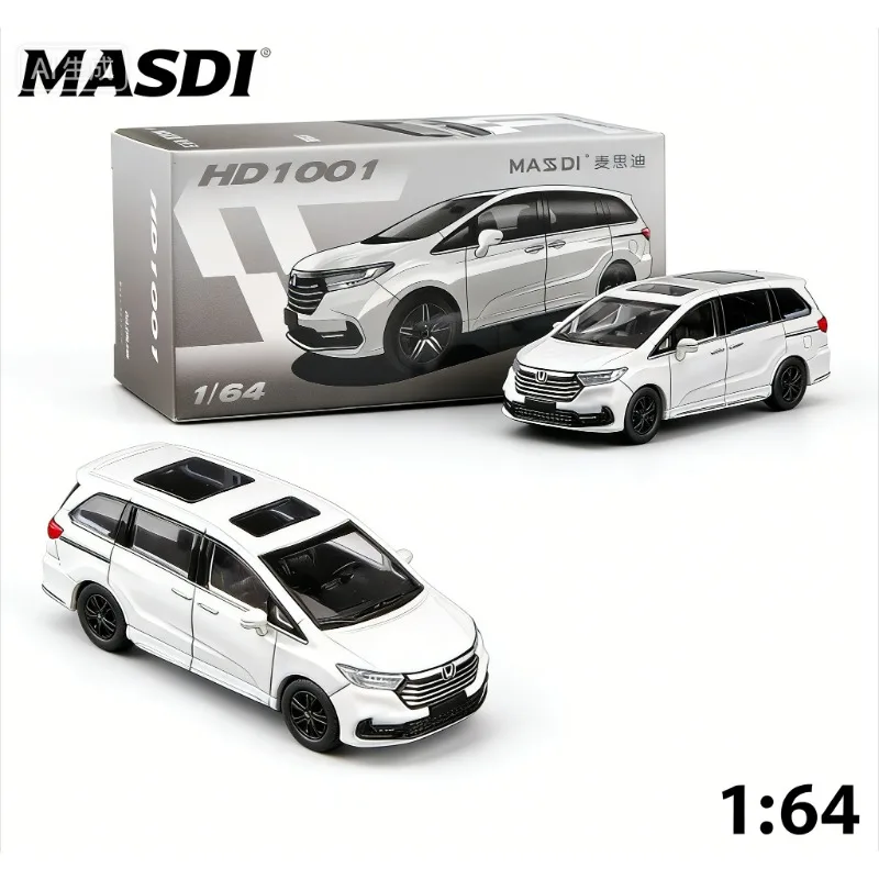 

MASDI 1:64 Модели автомобилей Honda из литого под давлением сплава, подарок для мальчиков, высококачественная статическая коллекционная модель для взрослых, праздничный подарок.