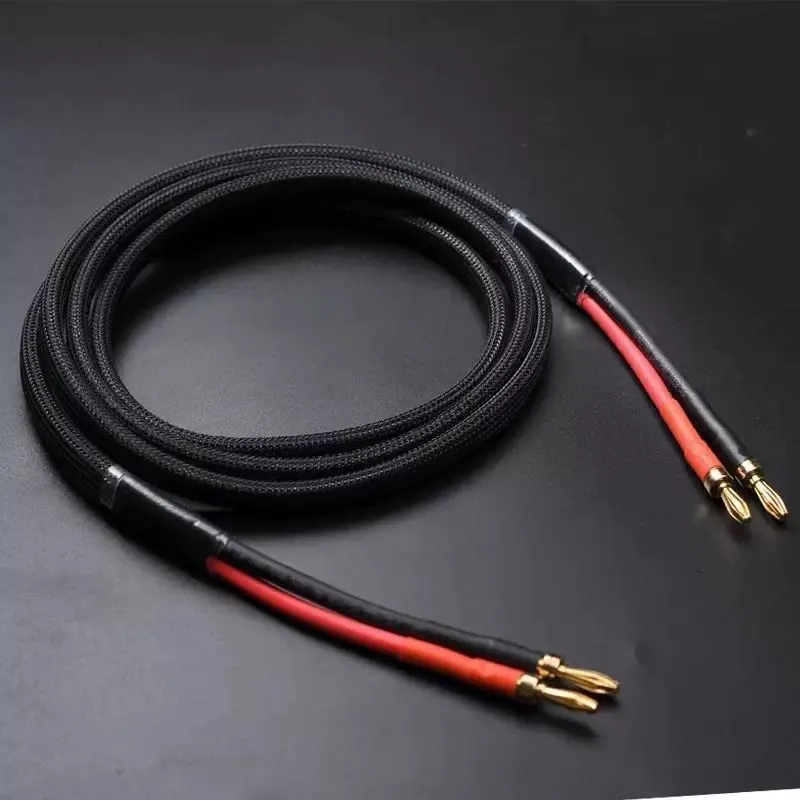 Audiophile-Grade Professional Audio Interconnect Cable, Universal Speaker Connection Wire for Amplifiers and Home Speakers
