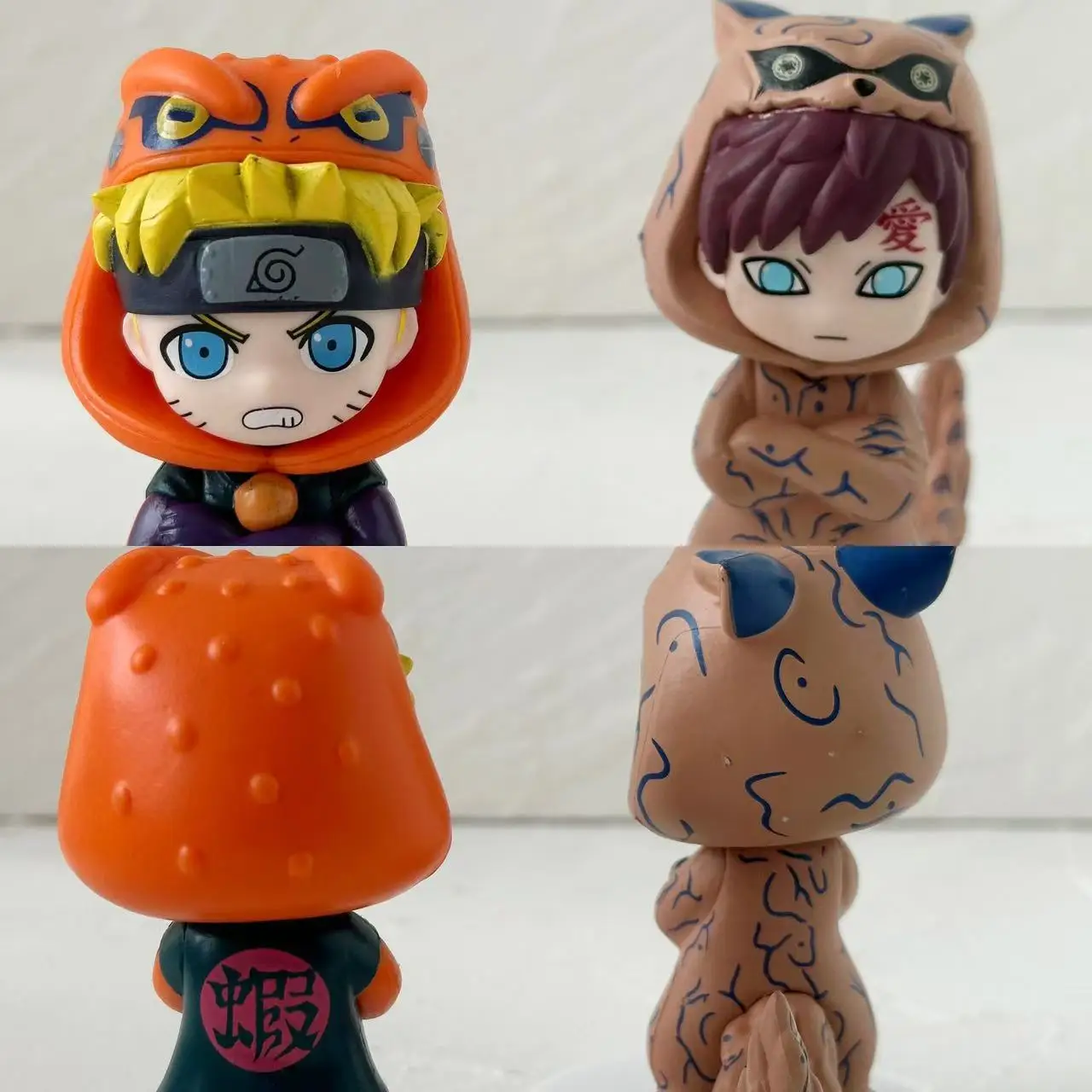 8 قطعة/المجموعة 8.5 سنتيمتر جديد أنيمي ناروتو كوس بيجو الملابس Kawaii أرقام Q نسخة وضع البلاستيكية لعبة نموذج الدمى جمع الحلي الهدايا