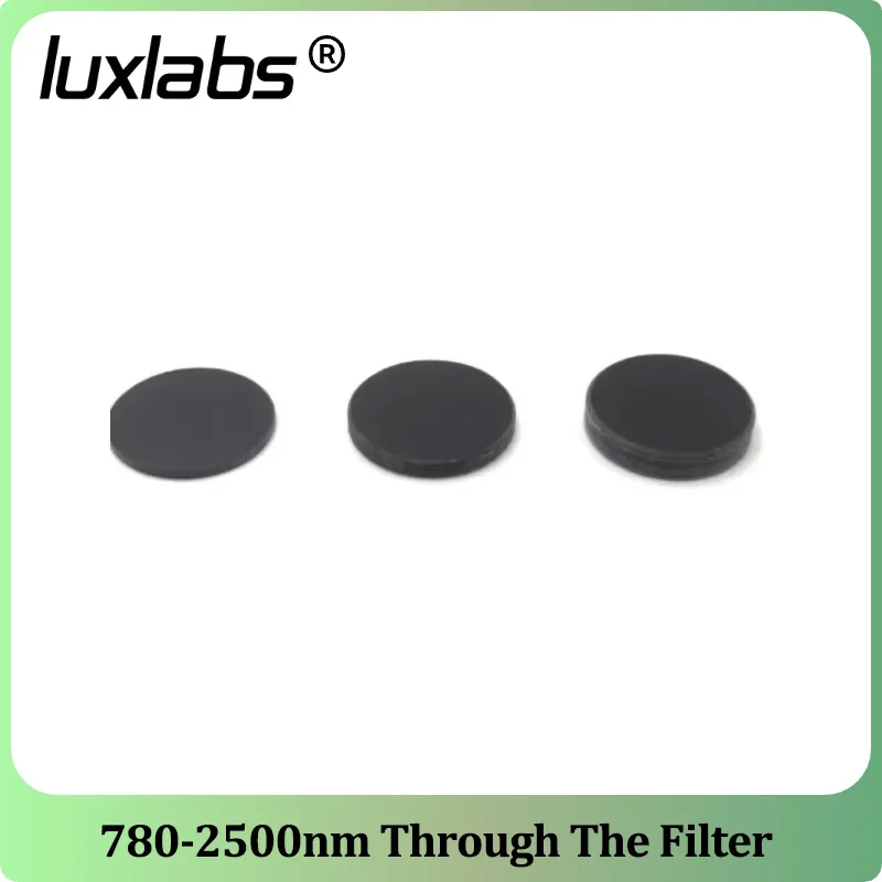 

780-2500nm Through The Filter Infrared HWB780 Black Glass Filter Absorption Filter Optical Instruments