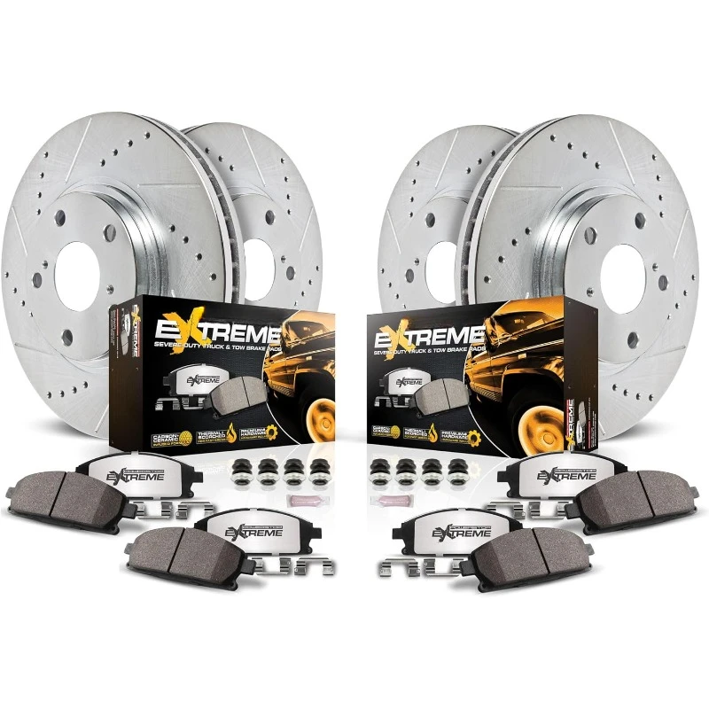 Brake Kit For 2015-2020 Escalade Silverado Sierra 1500 Yukon (6 Lug) - Truck & Tow Front and Rear Replacement, K6560-36