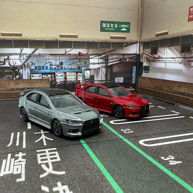 Takara TOMY Mitsubishi Lancer Evo X 10 Alloy Car Model Diecast Metal Toy Car Vehicles Model Miniature Scale Simulation Kids Gift