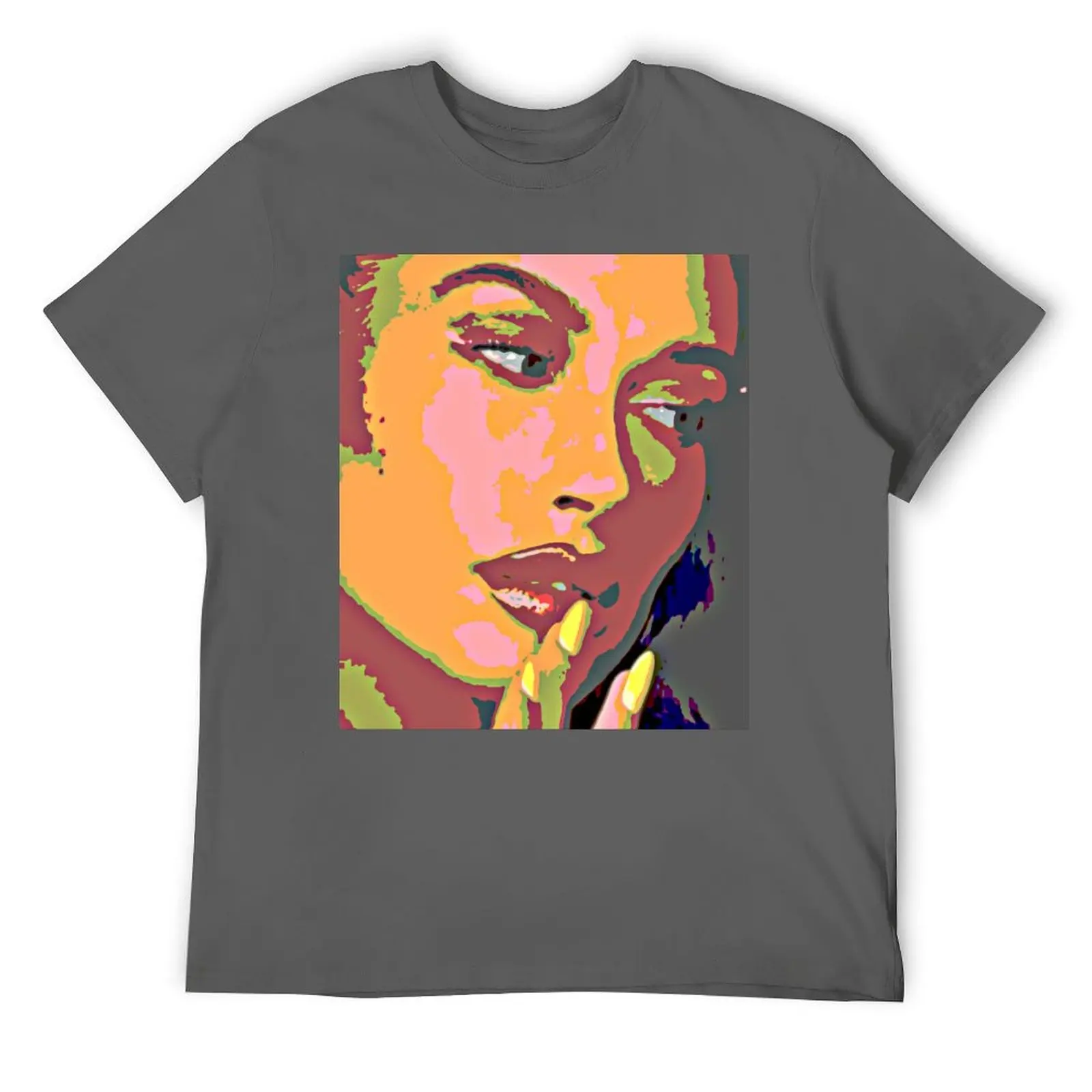 Hailey Bieber portrait artwork T-Shirt topping Blouse new gifts and t-shirts mens graphic t-shirts anime