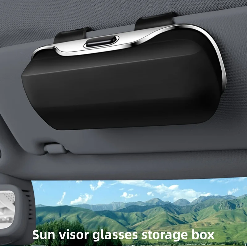 

Общий солнцезащитный козырек, ящик для хранения очков, пыленепроницаемый и устойчивый к царапинам, многофункциональный ящик для хранения купюр, удобный, модный