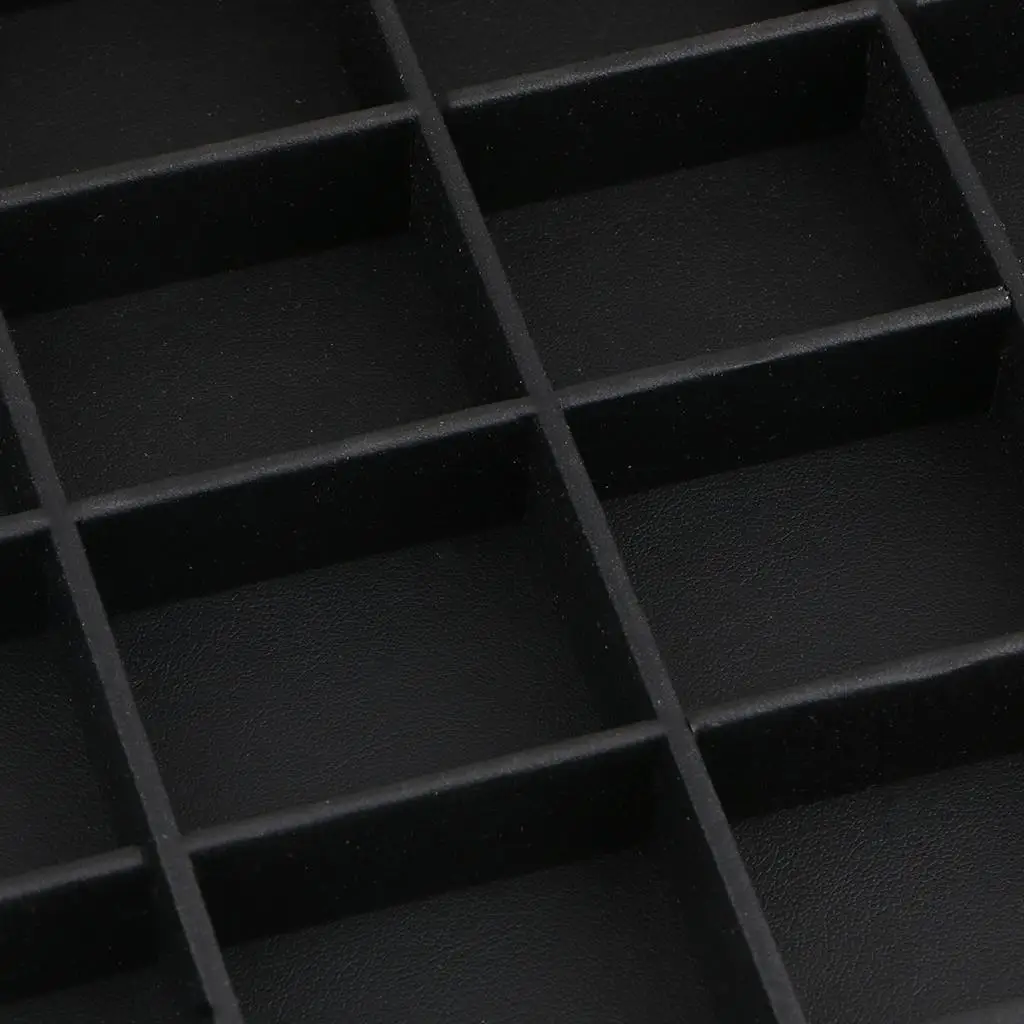 PU Leather Stackable Tray Jewelry Organizer Display Room Counter Display Pad