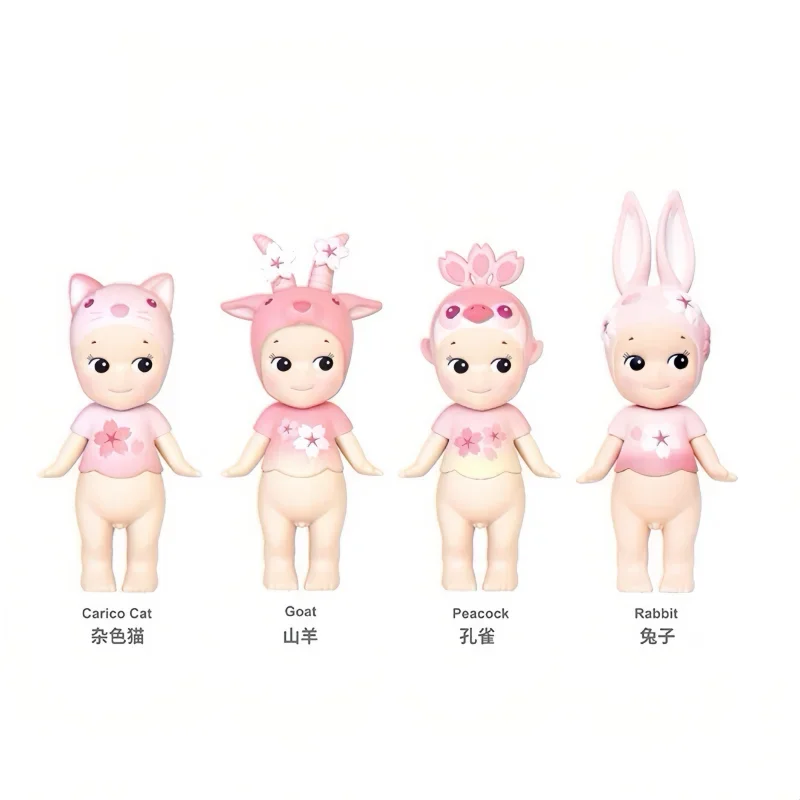 Original Sonny Angel Cherry Blossom 2019 Series Cherry Blossom Limited Editions Blind Box Ornaments Mysteries Toys Birthday Gift