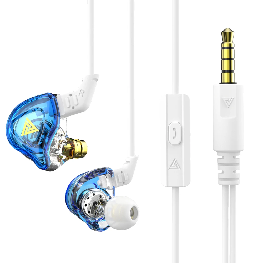 オリジナルqkz ak6銅ドライバーhifi有線イヤホンレーススポーツ