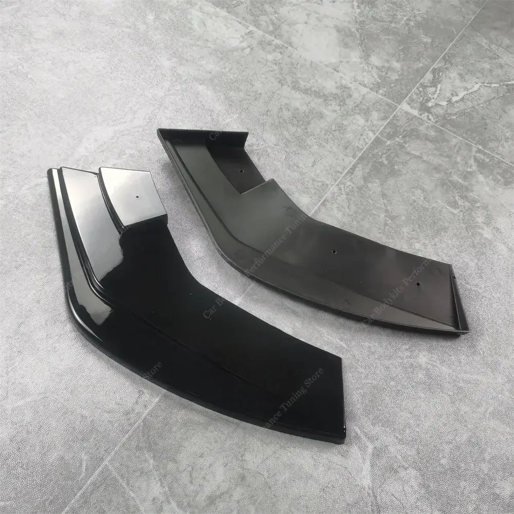 Rear Diffuser Exhaust Pipe Trim Splitter for BMW 1 Series F20 Rear Bumper Side Lip Spoiler 116d 118i 120d 120i 125i 2015-2019LCI
