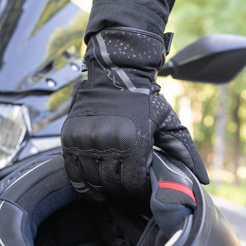 VXW-Gants de moto imperméables pour hommes et femmes, gants de protection coupe-vent, écran tactile, garder au chaud, hiver