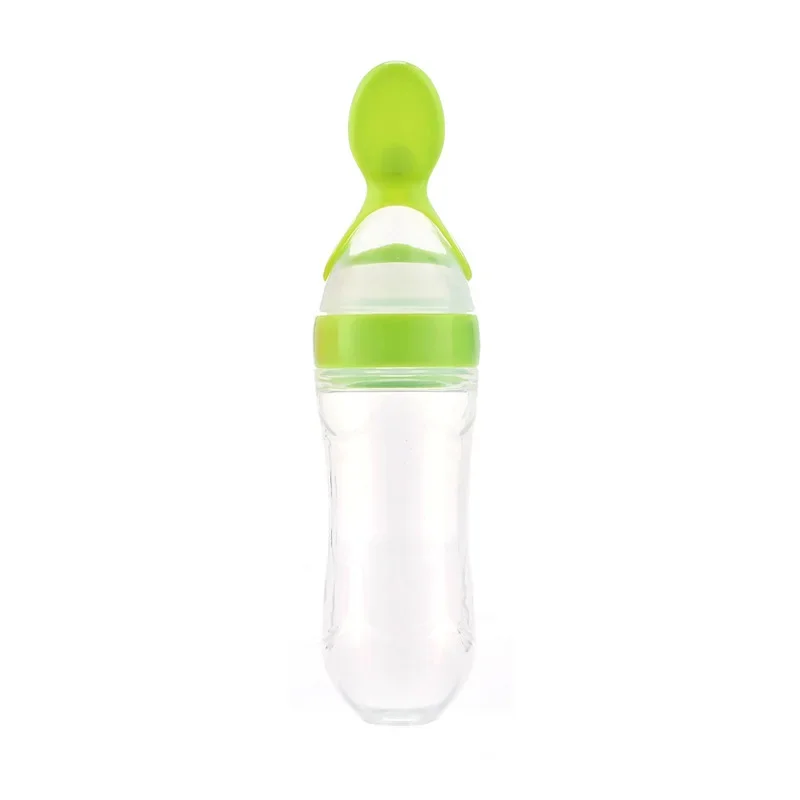 Mother-infant Feeding Device Suction Bottle Milk Separator Squeeze Spoon Silicone Milk Bottle Multi-purpose