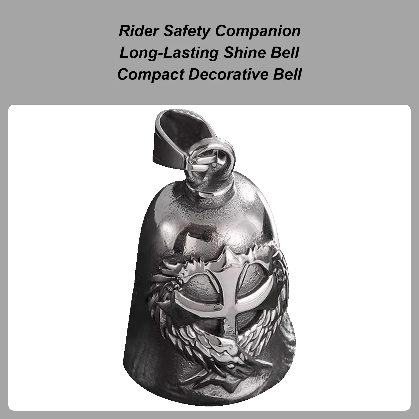 Guard Bell For Motorcycles Bikers Good Luck Bell Hanger Alloy Key Chain Accessory Riding Protection Pendant For Family Lovers