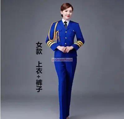 University honor guard Student Chorus Performance abbigliamento militare Flag raisers Clothes National Flag Class uniforme femminile