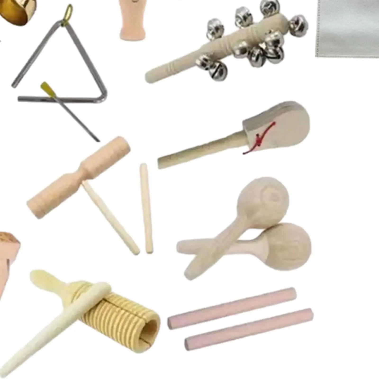 15x Kids Musical Instruments Set Percussion Instruments Early Learning for Boy Girls Birthday Gift Practical Educational