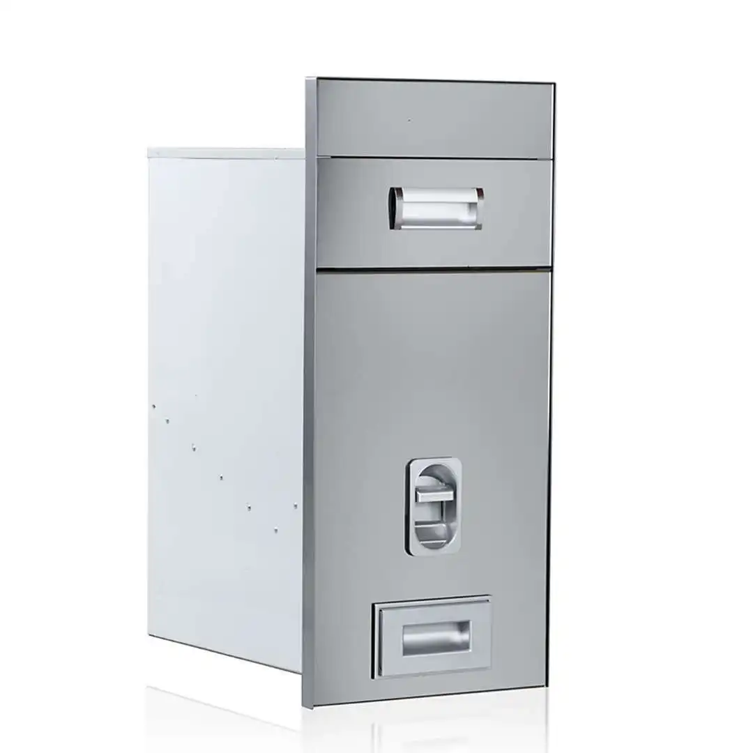 */*Embedded Color Steel Rice Box, Cabinet, Glass Rice Bucket, Kitchen Metered Household Rice Storage