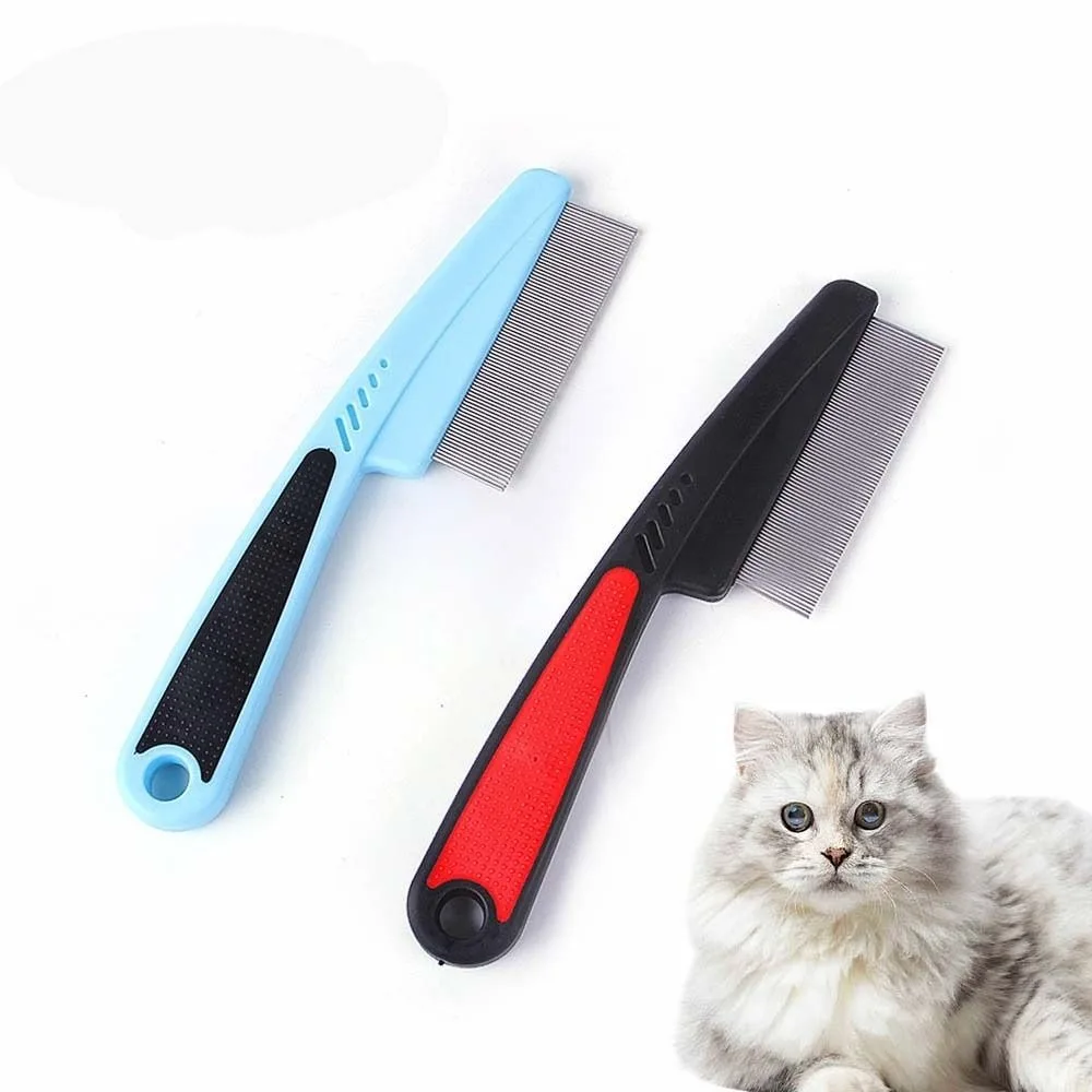 Pet Care Comb Flea Lice Removal Tool Stainless Steel Deworming Opening Knots Cat Dog Grooming Supplies