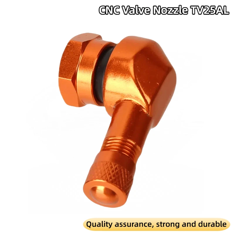Motorcycle CNC Universal Orange Rim Wheel Valve Stems Tire Tyre Cap 90 Degree For  RC SMC R SUPER SMT ADVENTURE RC