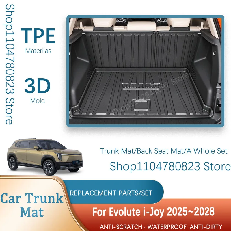 

Car Trunk Mats For Dongfeng Vigo Evolute i-JOY II Nammi 06 2025-2028 TPE Pads Back Cargo Liner Back Seat Covers Auto Accessories