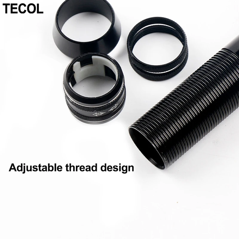TECOL 16# 18# 20# Metal Fishing Rod Reel Seat Self-Locking Spinning Rod Bulding DIY Repair Hand Rock/Sea Rod view 3