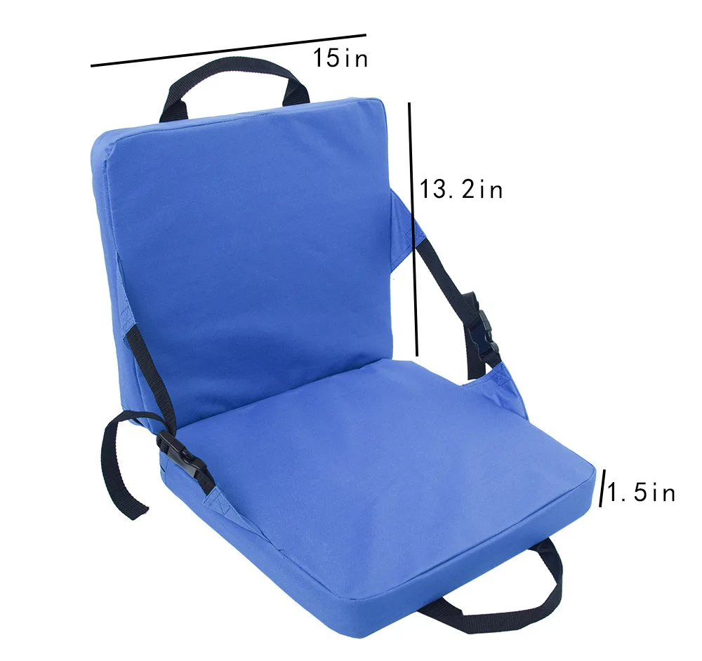 Outdoor sports stadium cushion camping outdoor moisture-proof pad thickened foldable with backrest