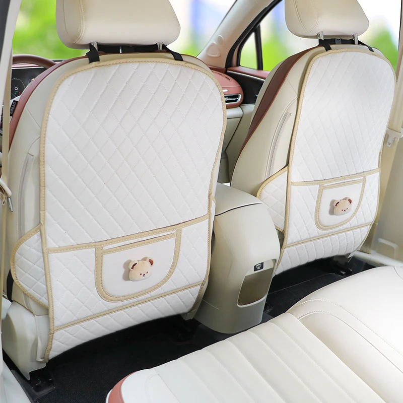 

Car anti-kick pad rear universal cute car Internet celebrity creative seat back seat back anti-dirty pad girl