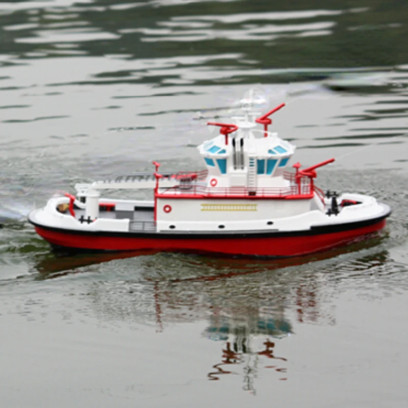 1/72 Fireboat Assembly Kit Los Angeles Remote Control Model Manual Assembly D7570 Can Be Static and Dynamic