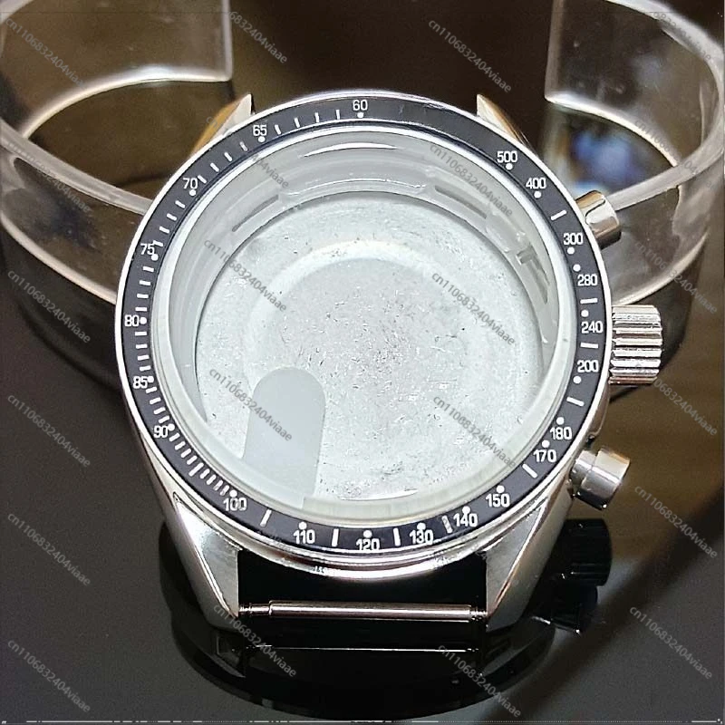 For VK63/VK64 Movement Multifunction Watch Stainless Steel 40MM Case
