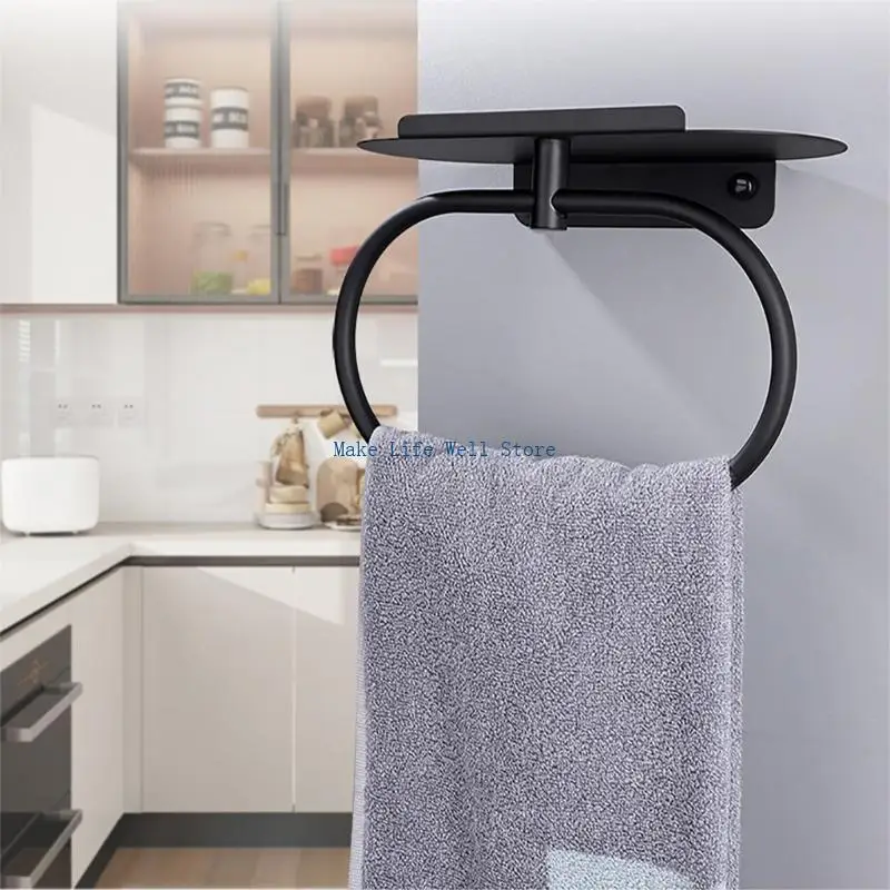 Family Safe Reinforced Steel Frame Wall Mounted 304 Steel Towel Rings